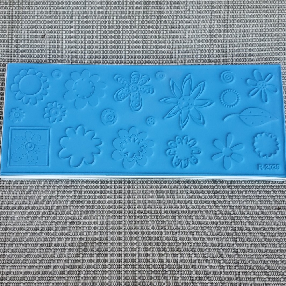 💥The Angel Company Acrylic Stamp Set FLOWERS NWOT